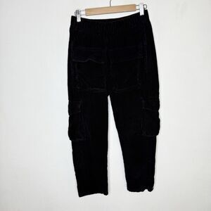 MNML‎ Pants Black Corduroy Utility Cargo Gorpcore Snap Leg Men’s Small